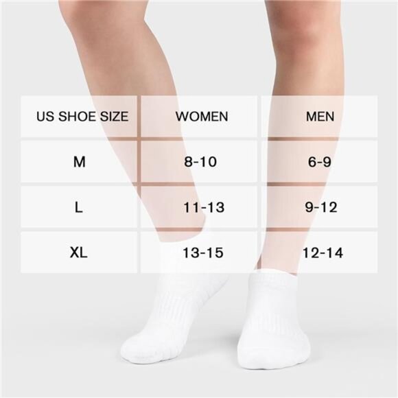 Low Cut Ankle Socks 6 Pack Cushioned Breathable Anti Blister Men Women Running - Picture 4 of 8